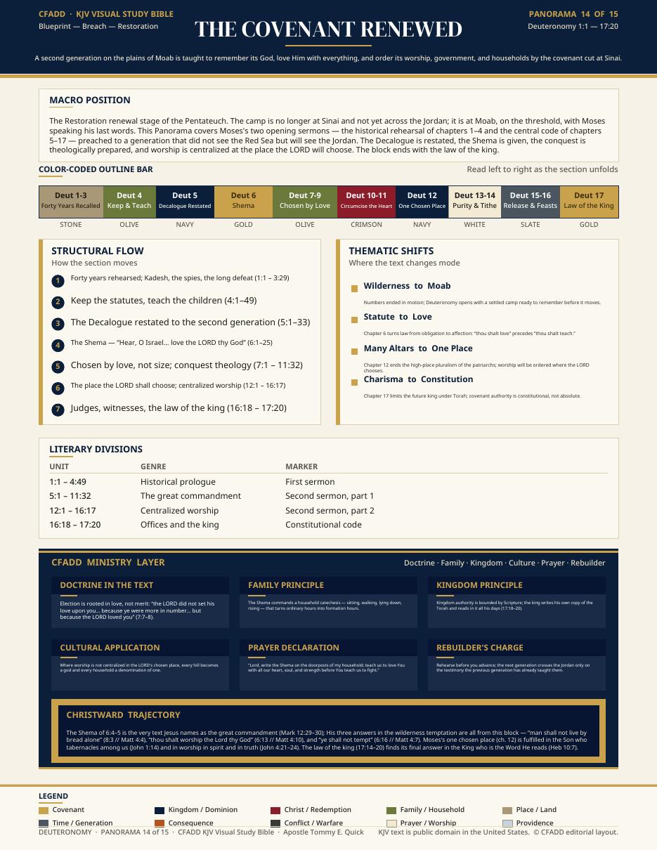 Panorama 14 — Covenant Renewed